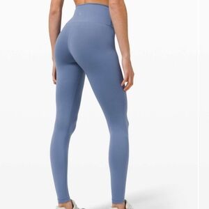 Blue High-Waisted Leggings